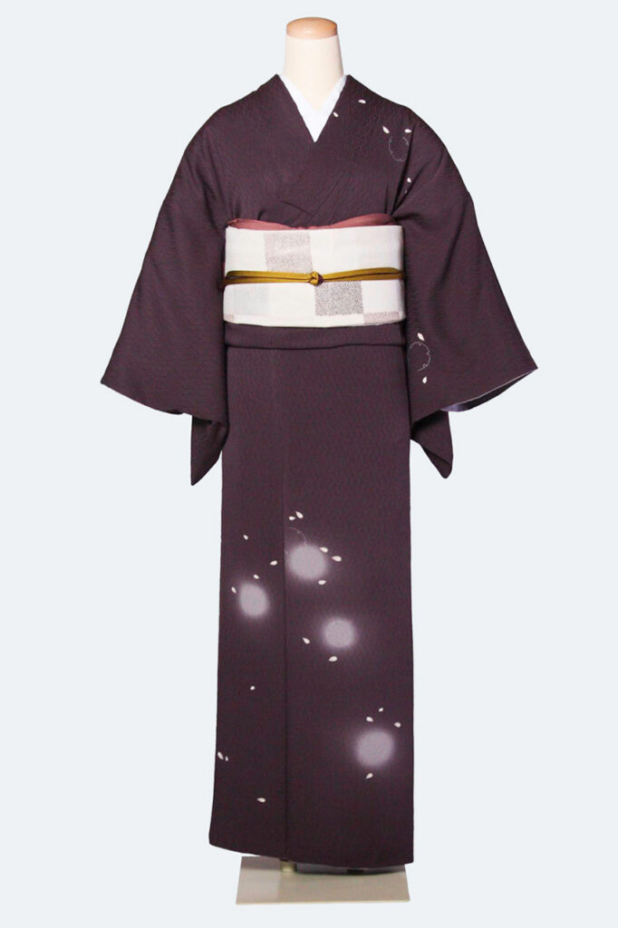 雪輪取り花びら散し
