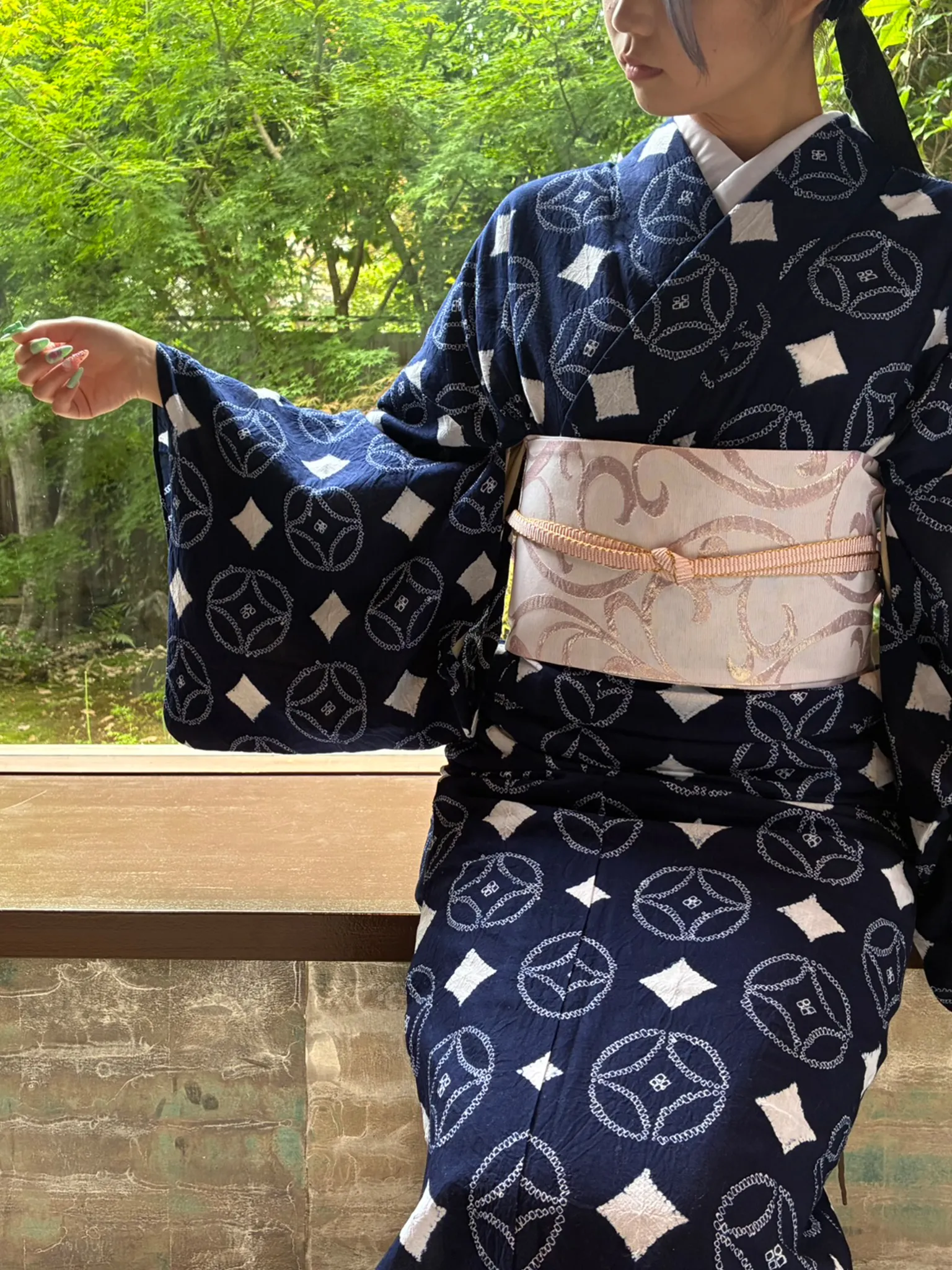 浴衣 七宝ダイヤ
